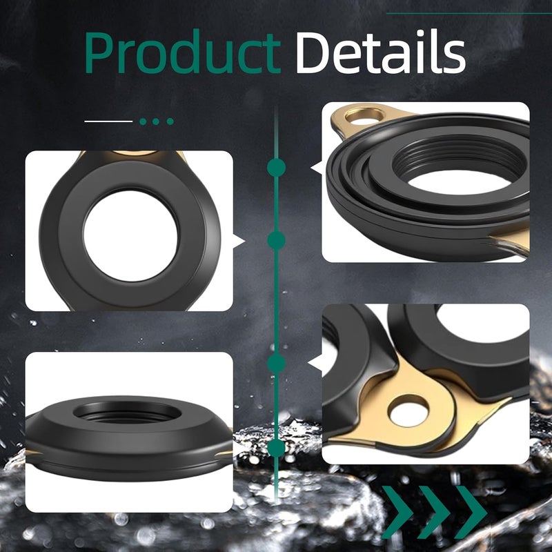 Riyhch A4720780180 6pcs Fuel Injector Line Seals Kit, for Detroit Engines DD15 for Freightliner Cascadia; for Detroit Engines DD15 for Western Star Trucks#A4720780480 - Image 3